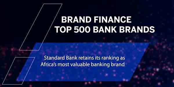 Standard Bank ranked as South Africa and Africa’s most valuable banking brand for a second year